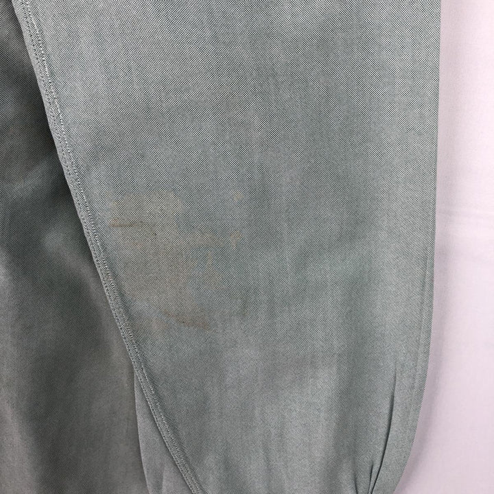 80s-90'S Brooks Brothers MAKERS 6-button long-sleeve button-down shirt, made in USA, men's size M equivalent, vintage. cotton green type Vintage Second Hand