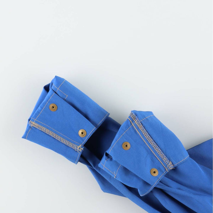 70s-80'S Rocky Mountain Featherbed Gore-Tex Western Shirt Jacket, Men's Size M (Equivalent), Vintage polyester blue type Vintage Second Hand