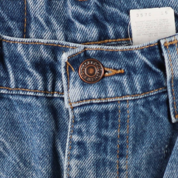 90'S Levi's 20517-0217 Orange Tab Bootcut Denim Pants Made in USA Men's W33 Vintage cotton Blue type light blue Vintage Second Hand