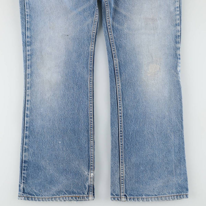 90'S Levi's 20517-0217 Orange Tab Bootcut Denim Pants Made in USA Men's W33 Vintage cotton Blue type light blue Vintage Second Hand