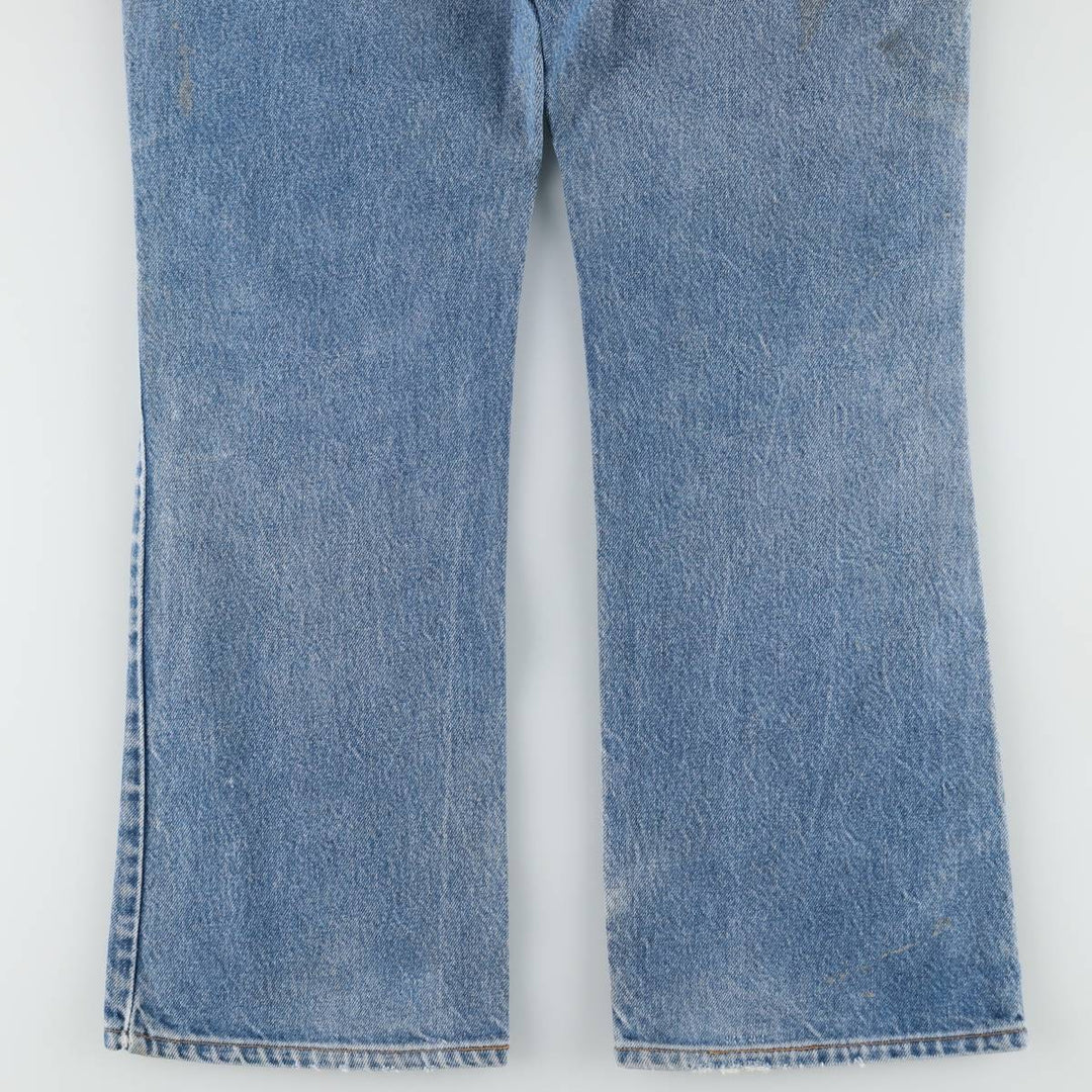 90'S Levi's 20517-0217 Orange Tab Bootcut Denim Pants Made in USA Men's W33 Vintage cotton Blue type light blue Vintage Second Hand