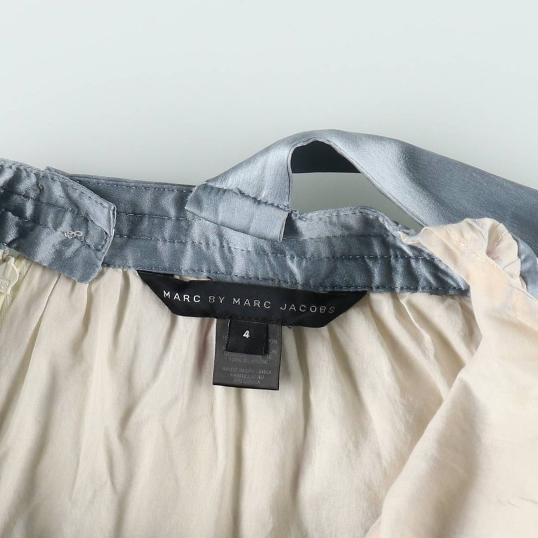 Marc Jacobs MARC BY MARC JACOBS all-over floral print maxi jumper dress, women's size M (approx.) cotton unbleached Vintage Second Hand