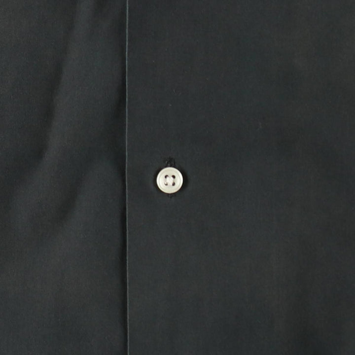 Ralph Lauren POLO by Ralph Lauren CALDWELL Short-Sleeve Open-Collar Cotton Shirt, Boxy Fit, Men's Size L (approx.) cotton Green type dark green Vintage Second Hand