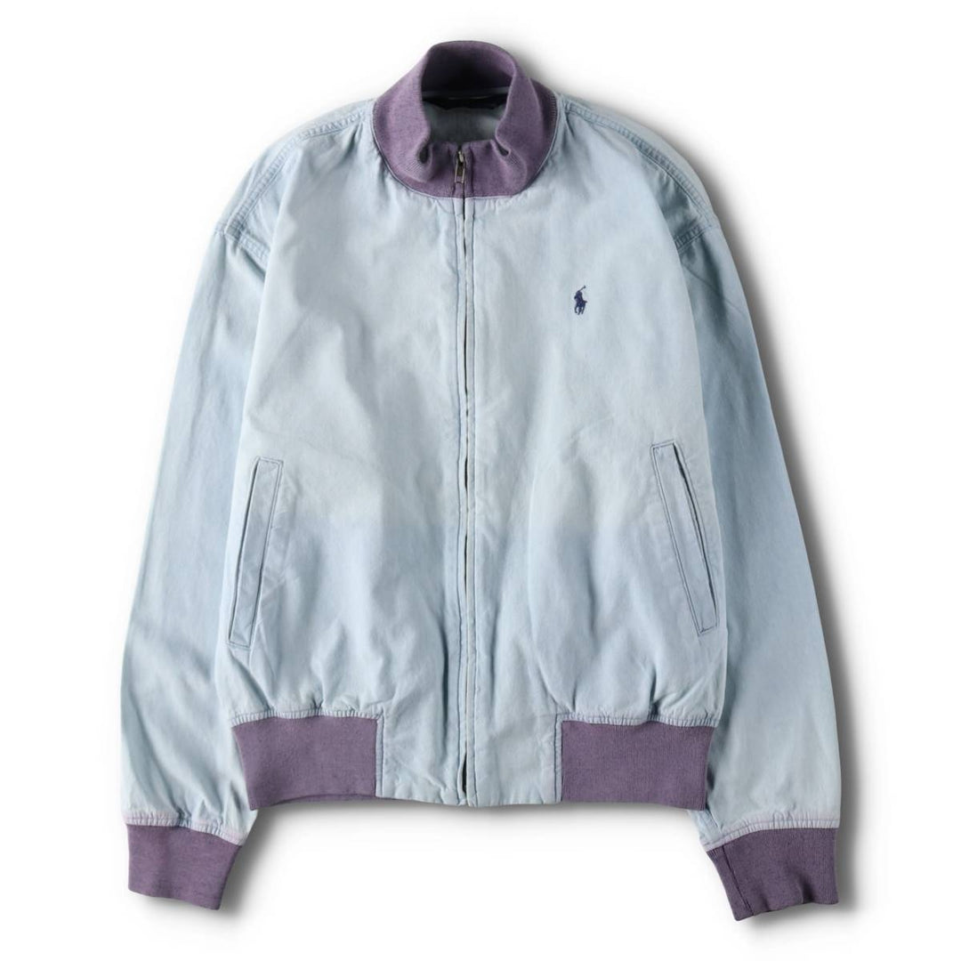 Ralph Lauren POLO by Ralph Lauren Cotton Blouson, Men's Size S (approx.) cotton Blue type light blue Vintage Second Hand