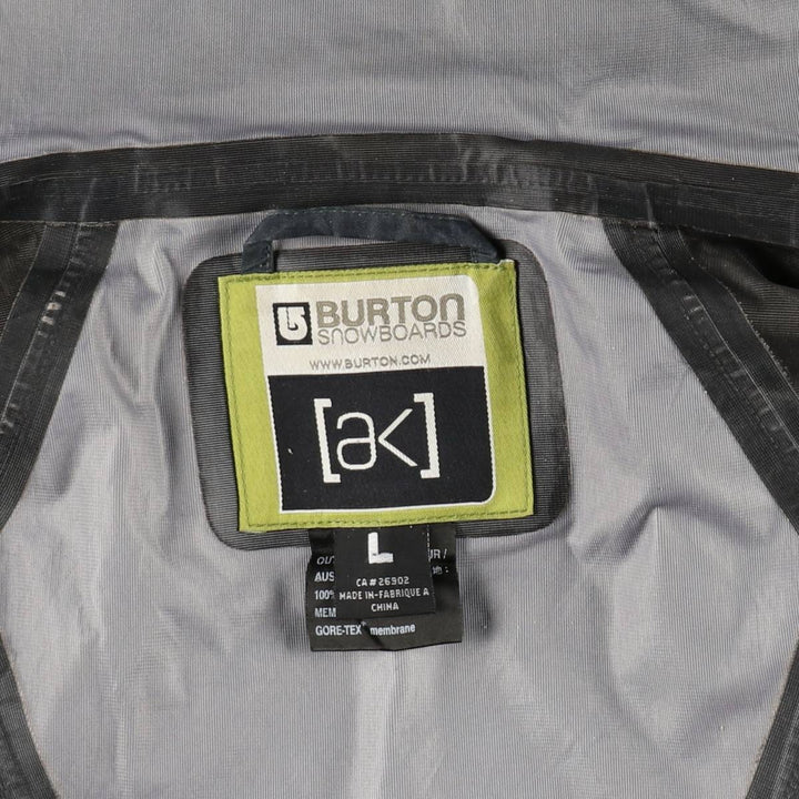 Burton ak Nylon Parka, Men's Size L, GORE-TEX Nylon blue type Vintage Second Hand