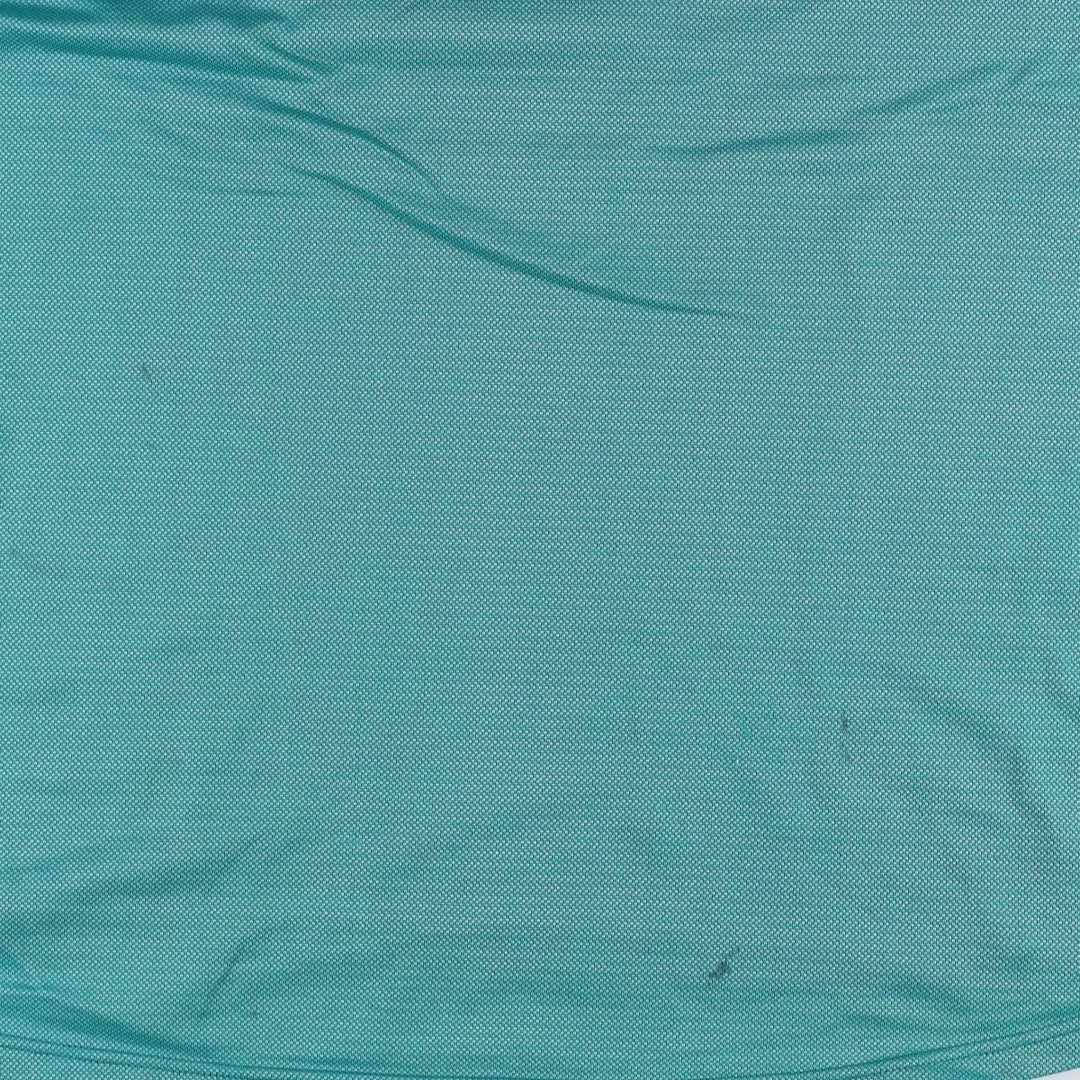 90'S Adidas Premier League Newcastle United FC Mock Neck Soccer Jersey Game Shirt Nylon blue type Vintage Second Hand