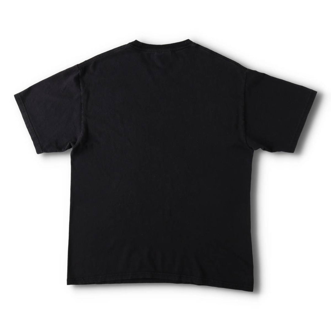 2000'S Hanes Heavyweight Marilyn Manson Fire Pattern Band T-Shirt (Men's Size M) cotton black type Vintage Second Hand
