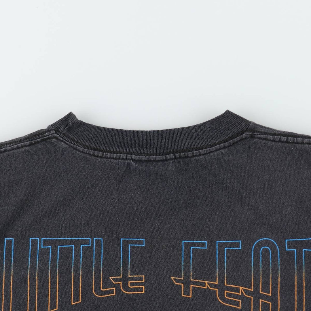 90'S Winterland Productions Little Feat Ain't Had Enough Fun Tour Band T-Shirt (Men's XL equivalent) cotton black type Vintage Second Hand