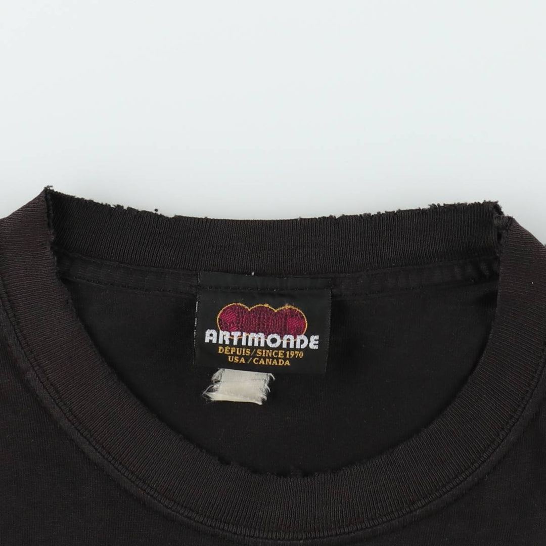 90'S ARTIMONDE METALLICA METAL UP YOUR ASS Band T-shirt (Men's Size S) unclear black type Vintage Second Hand