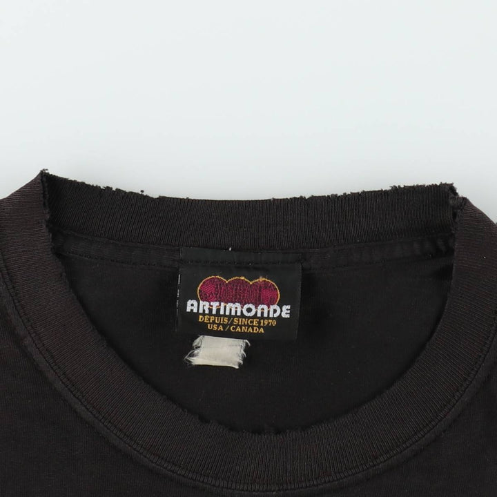 90'S ARTIMONDE METALLICA METAL UP YOUR ASS Band T-shirt (Men's Size S) unclear black type Vintage Second Hand