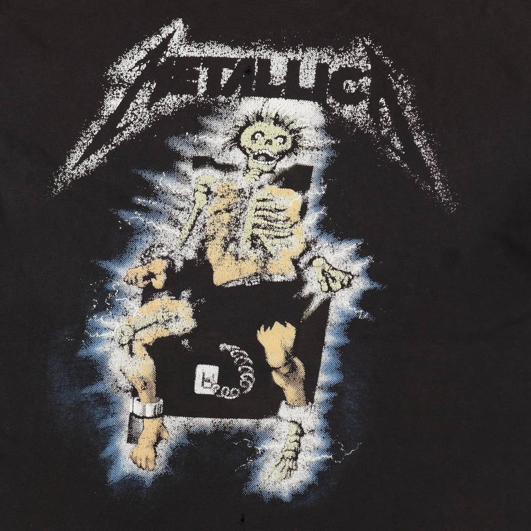 90'S ARTIMONDE METALLICA METAL UP YOUR ASS Band T-shirt (Men's Size S) unclear black type Vintage Second Hand