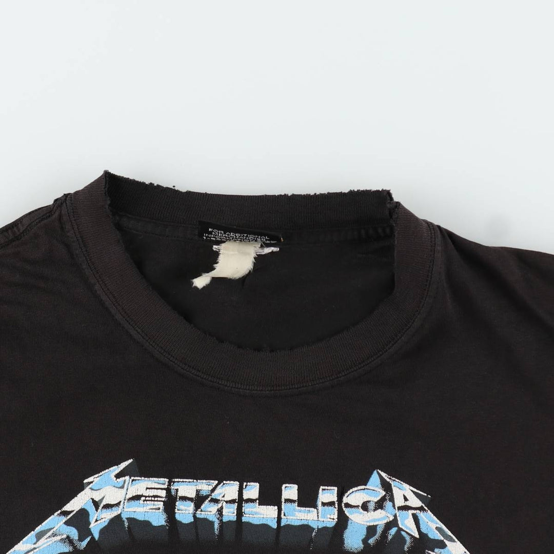 90'S ARTIMONDE METALLICA METAL UP YOUR ASS Band T-shirt (Men's Size S) unclear black type Vintage Second Hand