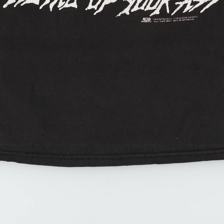 90'S ARTIMONDE METALLICA METAL UP YOUR ASS Band T-shirt (Men's Size S) unclear black type Vintage Second Hand