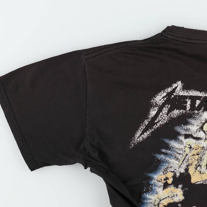 90'S ARTIMONDE METALLICA METAL UP YOUR ASS Band T-shirt (Men's Size S) unclear black type Vintage Second Hand