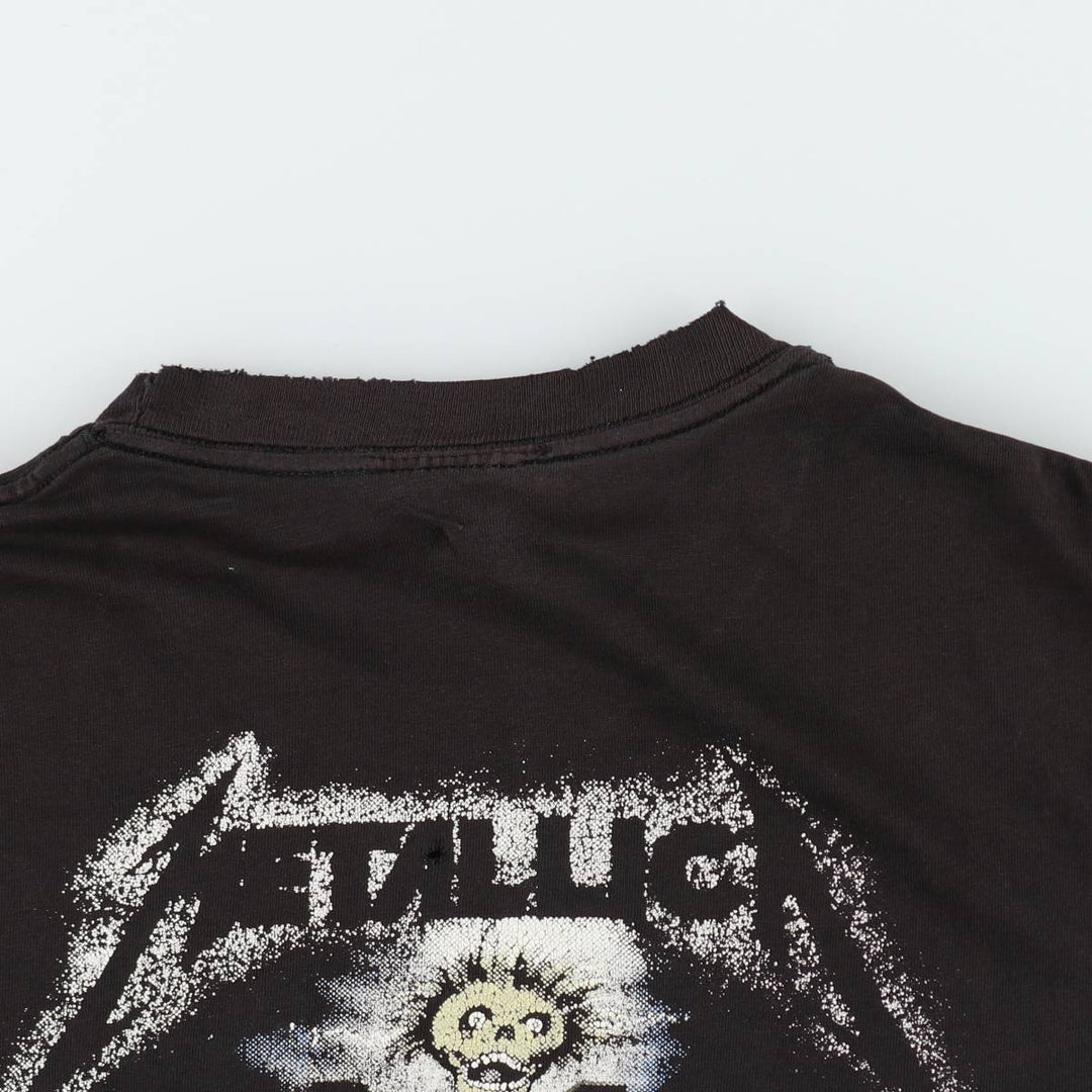 90'S ARTIMONDE METALLICA METAL UP YOUR ASS Band T-shirt (Men's Size S) unclear black type Vintage Second Hand