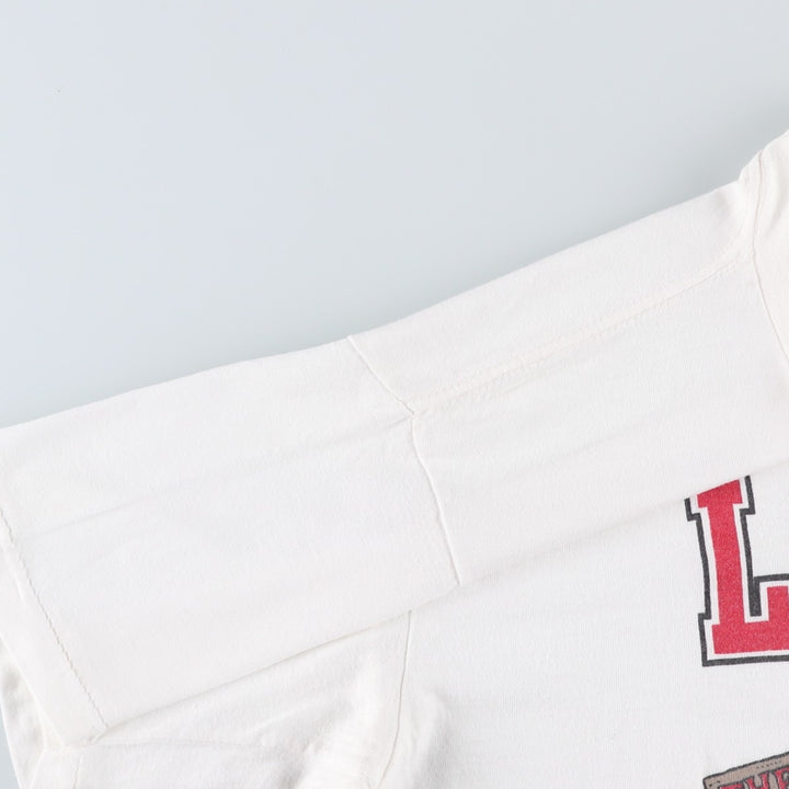 ~90'S LORD'S GYM Message Print T-Shirt, Men's Size M (Equivalent), Vintage unclear white type Vintage Second Hand