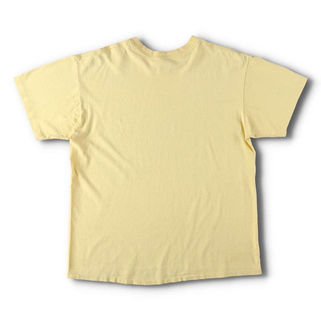 90'S Anvil Pierre-Auguste Renoir Chrysanthemum Floral Art T-Shirt, Made in USA, Men's XL equivalent, Vintage cotton Beige type Vintage Second Hand
