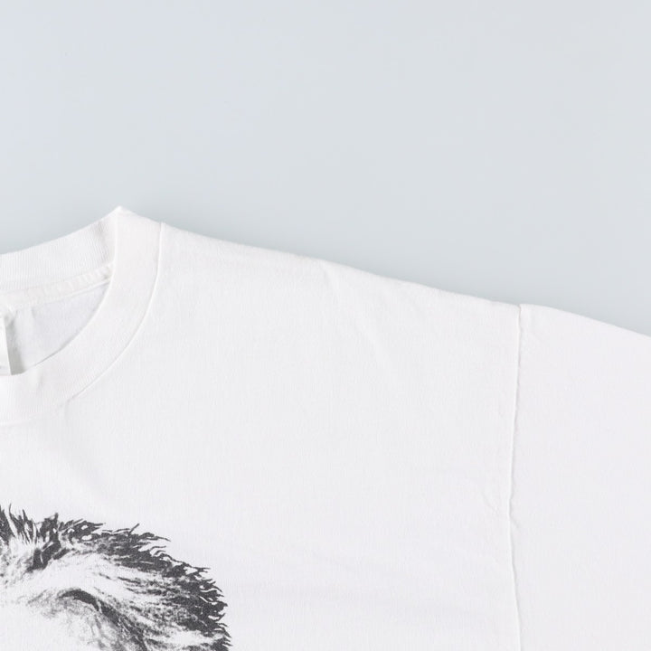 90'S ANDAZIA EINSTEIN Einstein Message T-Shirt, Made in USA, Men's XL equivalent, Vintage cotton white type Vintage Second Hand