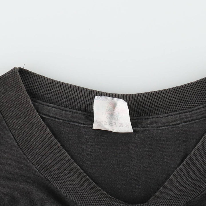 90'S TEXIMP MACHINE HEAD Band T-shirt, Men's XL equivalent, Vintage cotton black type Vintage Second Hand