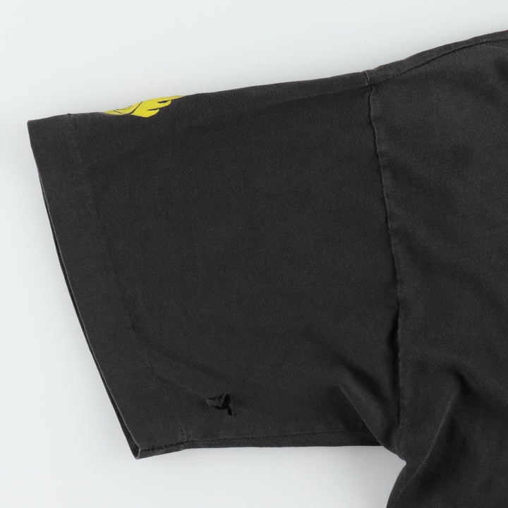 90'S TEXIMP MACHINE HEAD Band T-shirt, Men's XL equivalent, Vintage cotton black type Vintage Second Hand