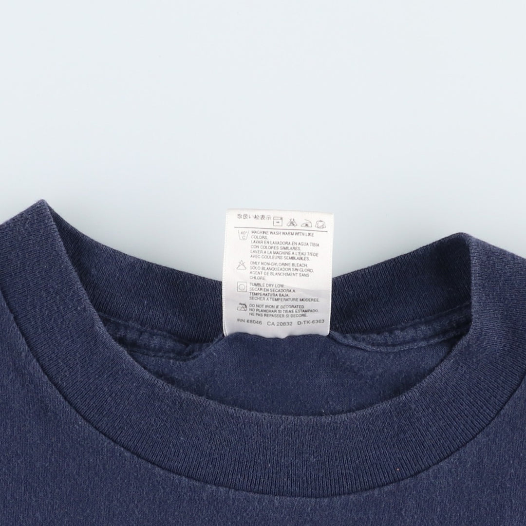 90'S TULTEX Dancing Baby Print T-Shirt, Men's Size L (approx.), Vintage cotton navy blue type Vintage Second Hand