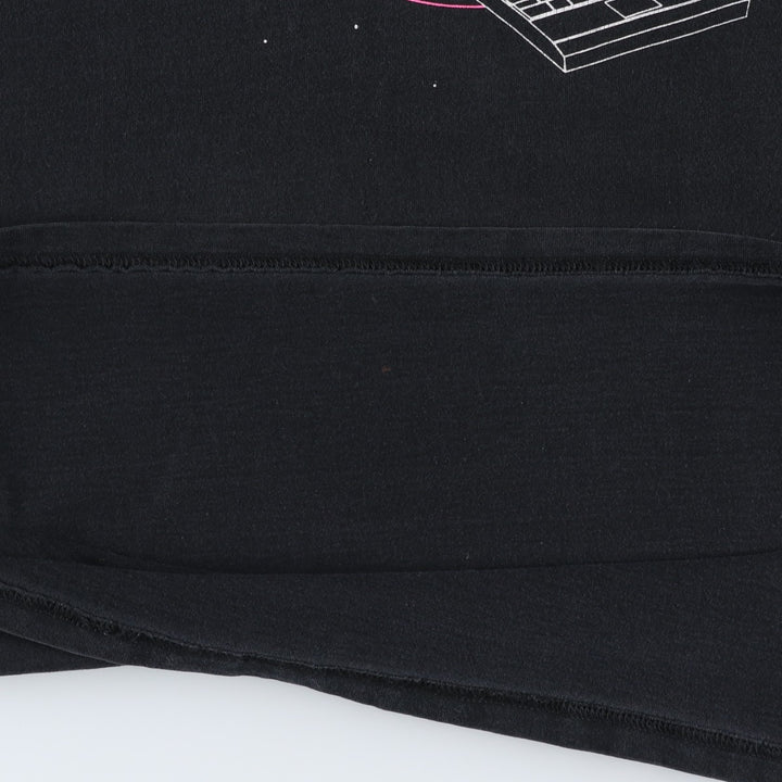 2000'S Fruit of the Loom advertising t-shirt, made in USA, men's size XL (equivalent). cotton black type Vintage Second Hand
