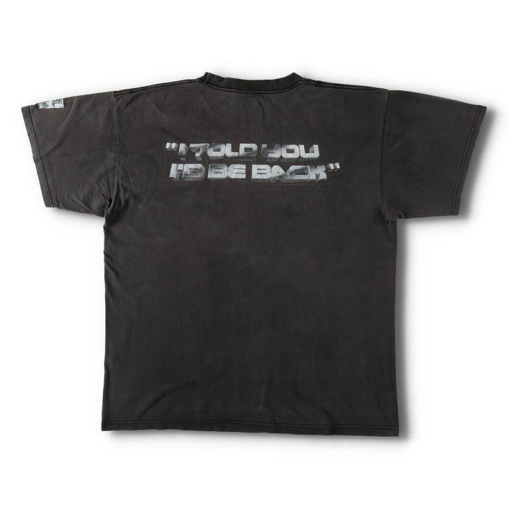90s-era Universal Studios Terminator 2 movie t-shirt, men's size XL equivalent, vintage. cotton black type Vintage Second Hand