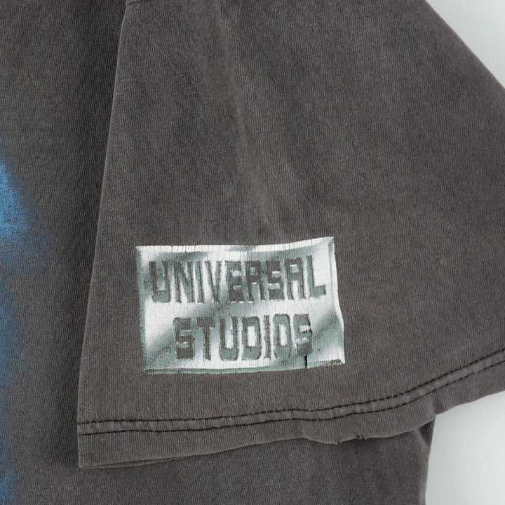 90s-era Universal Studios Terminator 2 movie t-shirt, men's size XL equivalent, vintage. cotton black type Vintage Second Hand