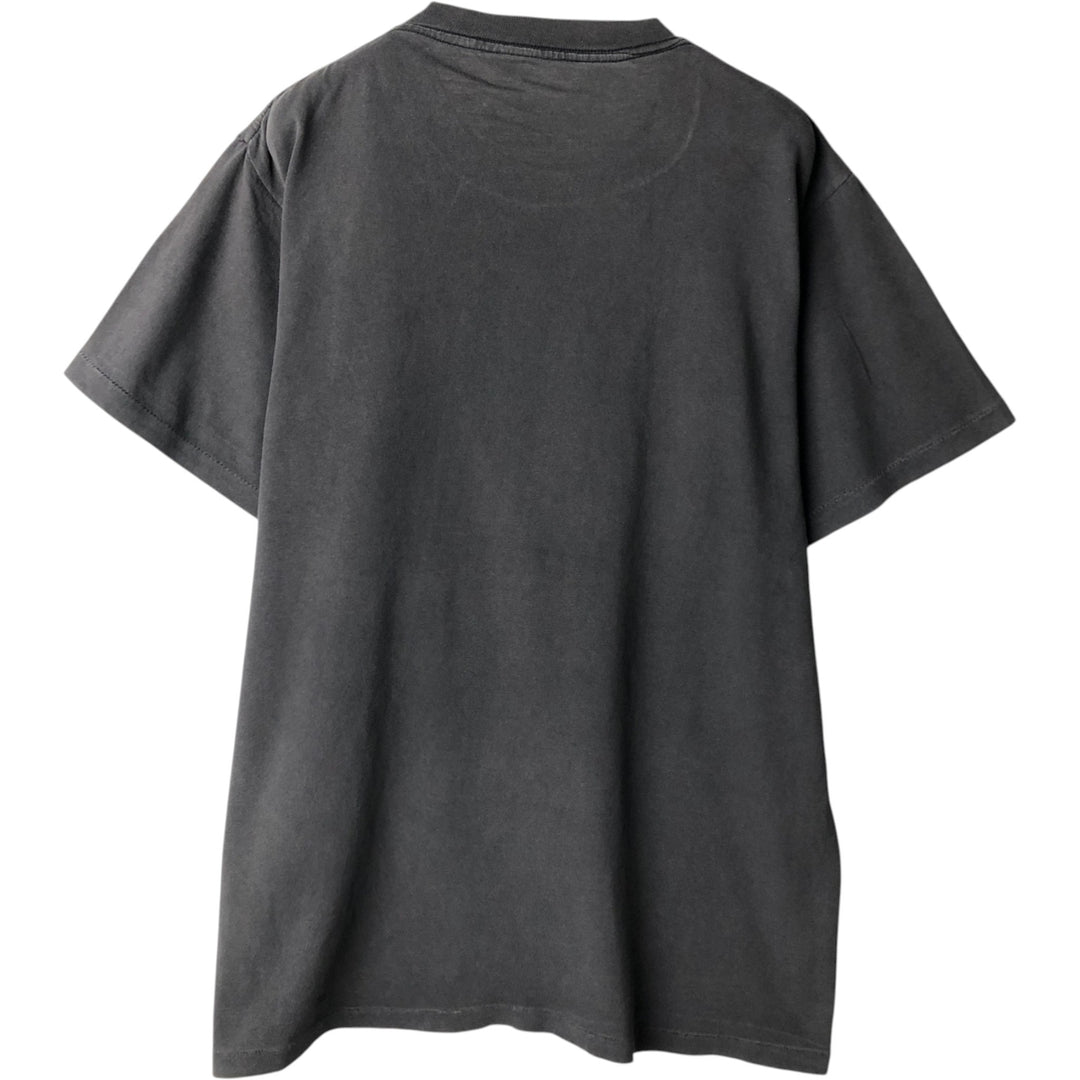 Printed T-shirt, men's size XL unclear Charcoal Vintage Second Hand