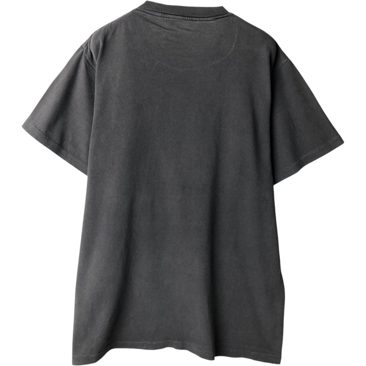 Printed T-shirt, men's size XL unclear Charcoal Vintage Second Hand