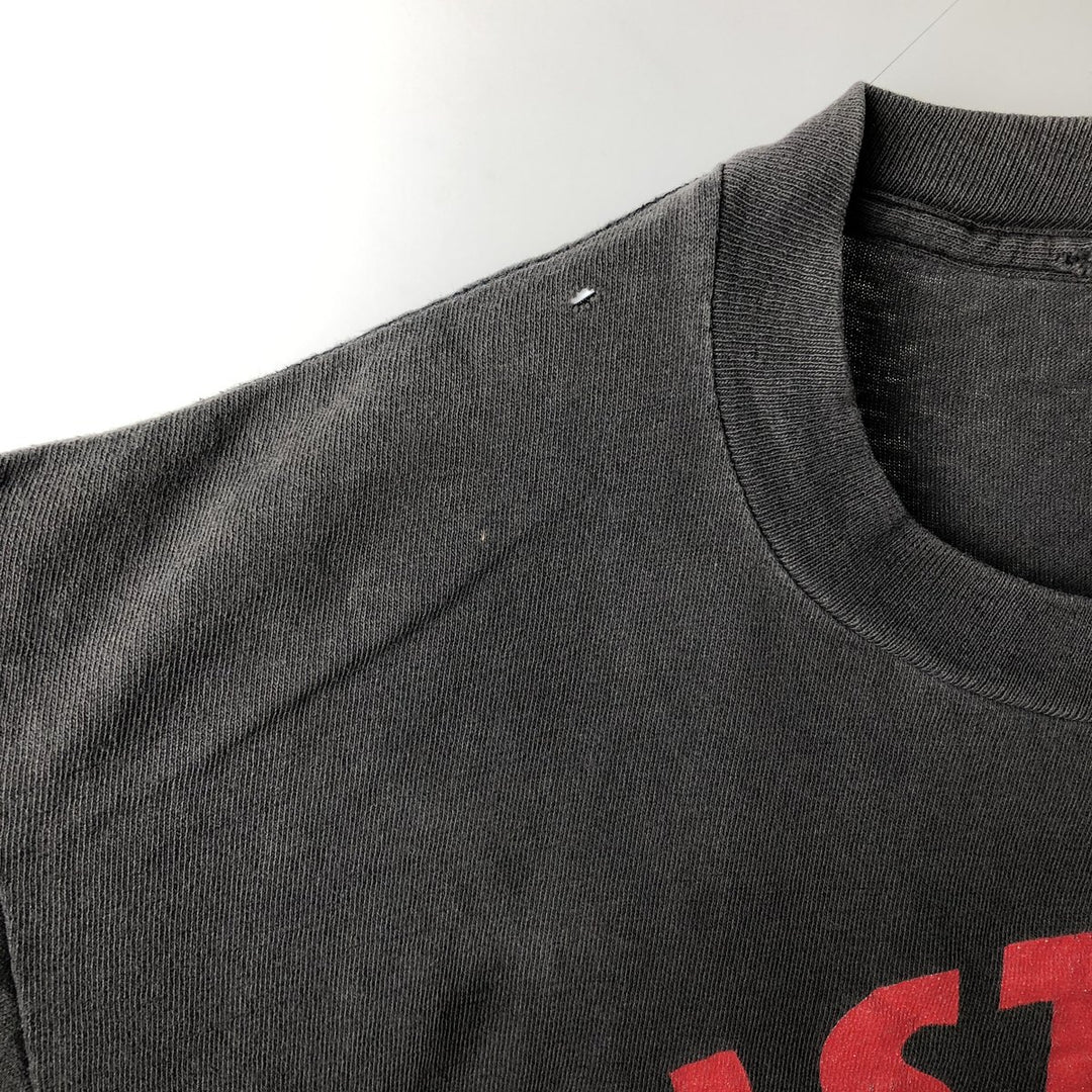 Printed T-shirt, men's size XL unclear Charcoal Vintage Second Hand