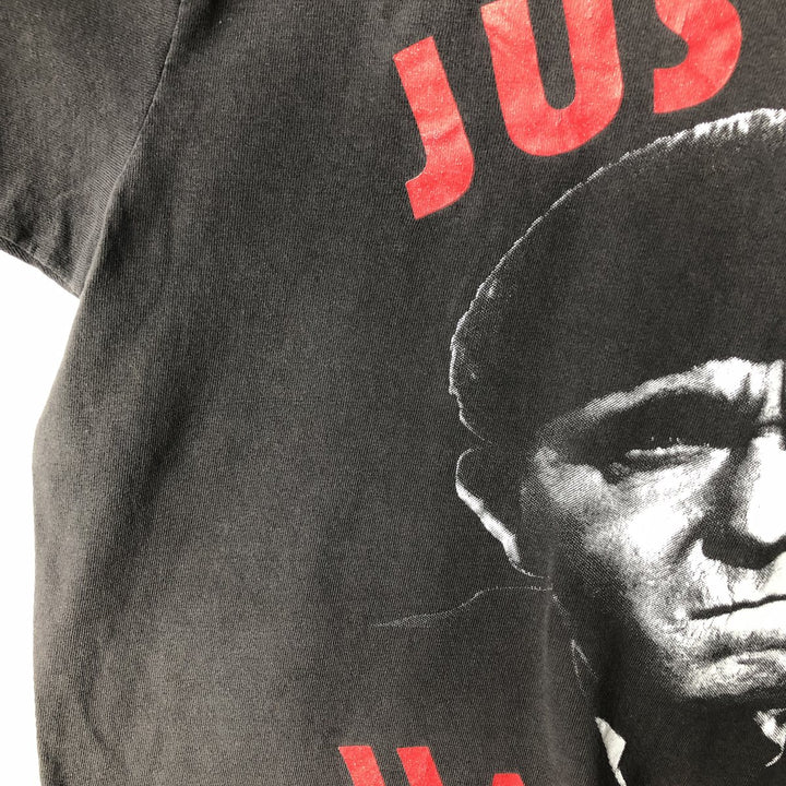 Printed T-shirt, men's size XL unclear Charcoal Vintage Second Hand