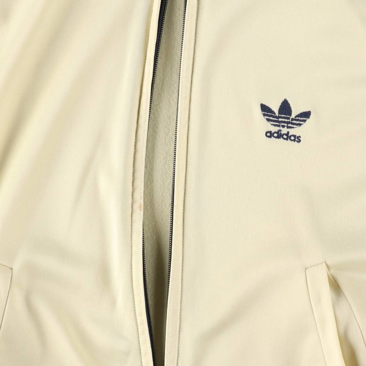 70s-80'S Adidas VENTEX ATP Track Jacket, Made in USA, Men's Size S (approx.), Vintage polyester unbleached Vintage Second Hand