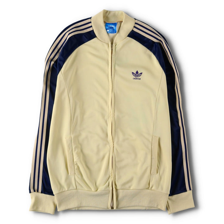 1970'S Adidas VENTEX ATP Track Jacket, Made in France, Men's Size S (approx.) polyester yellow type Vintage Second Hand