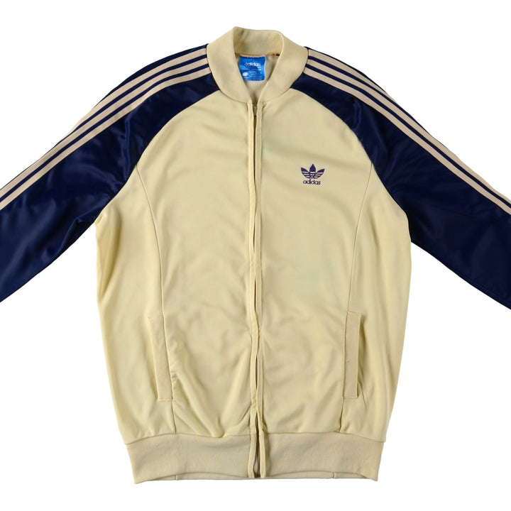 1970'S Adidas VENTEX ATP Track Jacket, Made in France, Men's Size S (approx.) polyester yellow type Vintage Second Hand