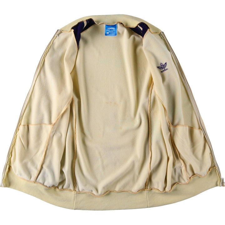 1970'S Adidas VENTEX ATP Track Jacket, Made in France, Men's Size S (approx.) polyester yellow type Vintage Second Hand