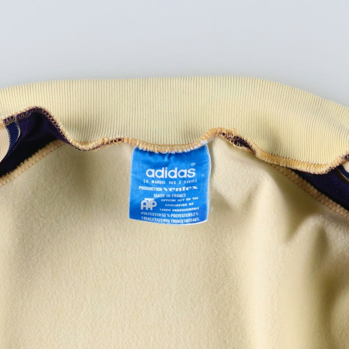 1970'S Adidas VENTEX ATP Track Jacket, Made in France, Men's Size S (approx.) polyester yellow type Vintage Second Hand