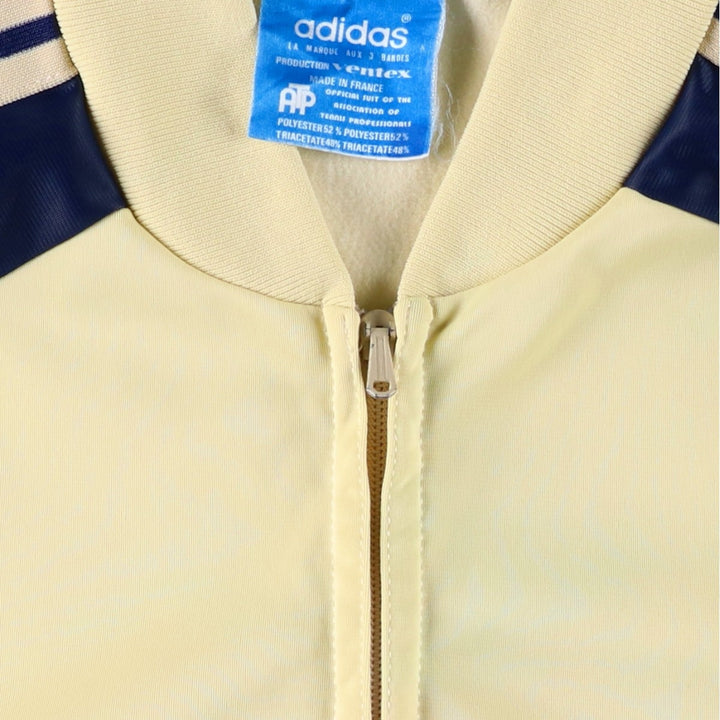 1970'S Adidas VENTEX ATP Track Jacket, Made in France, Men's Size S (approx.) polyester yellow type Vintage Second Hand