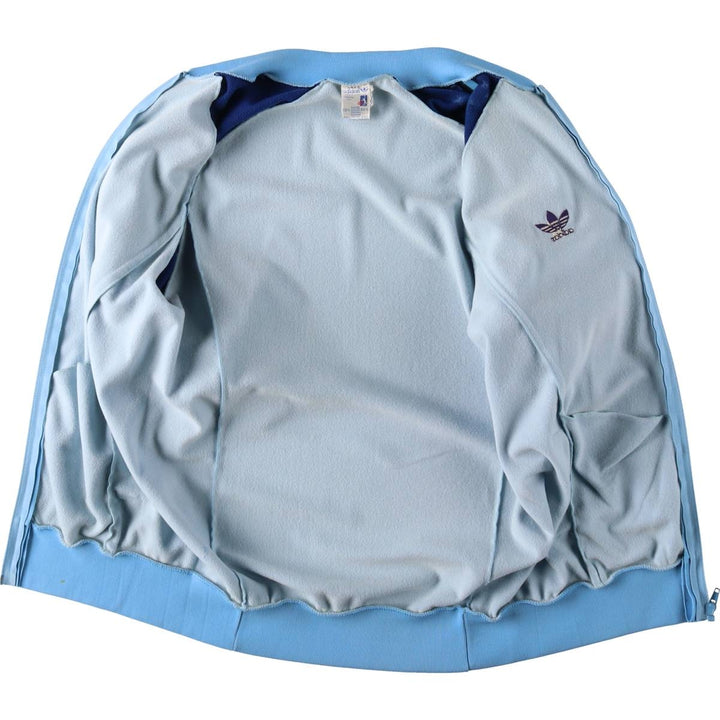 Vintage 70s-80'S Adidas VENTEX ATP Track Jacket, Made in France, Men's Size M (approx.) polyester navy blue type Vintage Second Hand