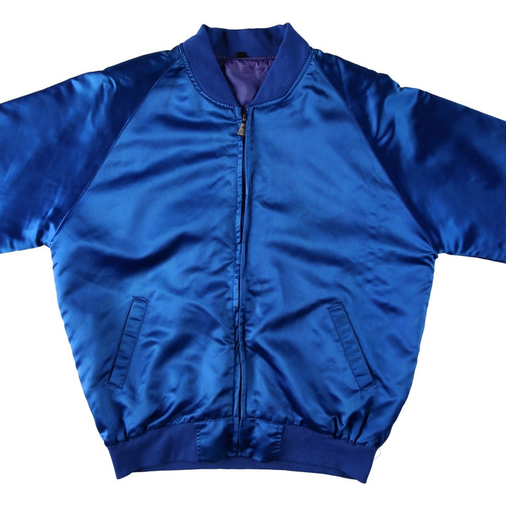 80s-90'S Eagle Pattern American Flag Jersey Track Jacket Souvenir Jacket Men's XL equivalent Vintage unclear blue type Vintage Second Hand