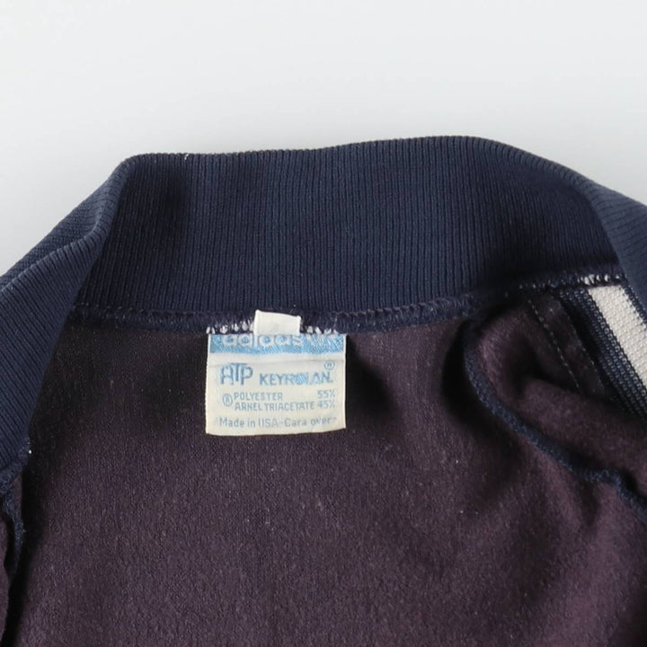70s-80'S Adidas ATP KEYROLAN Track Jacket, Made in USA, Men's Size S (approx.), Vintage polyester navy blue type Vintage Second Hand