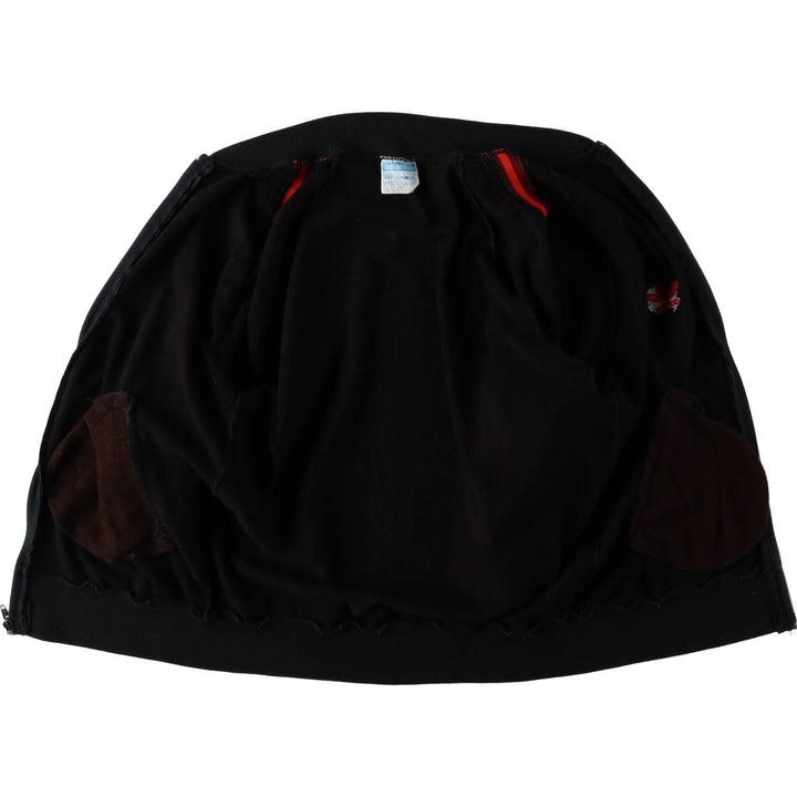 70s-80'S Adidas ATP KEYROLAN Track Jacket, Made in USA, Men's Size M (approx.) polyester black type Vintage Second Hand