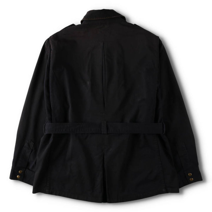 Ralph Lauren POLO by Ralph Lauren M-42 type military jacket with patches, men's size L equivalent. cotton black type Vintage Second Hand
