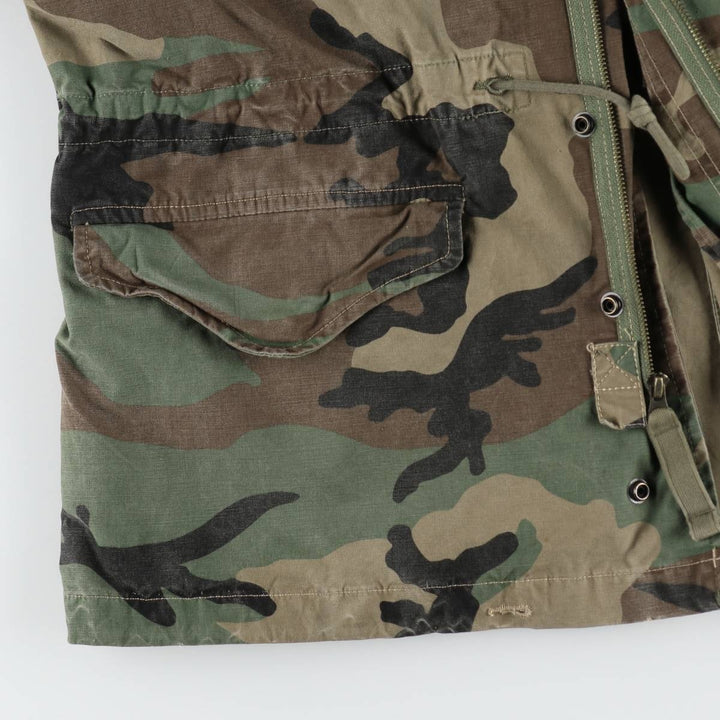 Ralph Lauren POLO by Ralph Lauren Camouflage Pattern Woodland Camo M-65 Type Military Field Jacket, Men's Size L (approx.) cotton Khaki type Vintage Second Hand