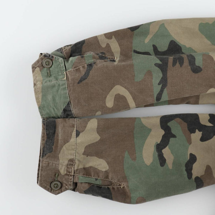 Ralph Lauren POLO by Ralph Lauren Camouflage Pattern Woodland Camo M-65 Type Military Field Jacket, Men's Size L (approx.) cotton Khaki type Vintage Second Hand