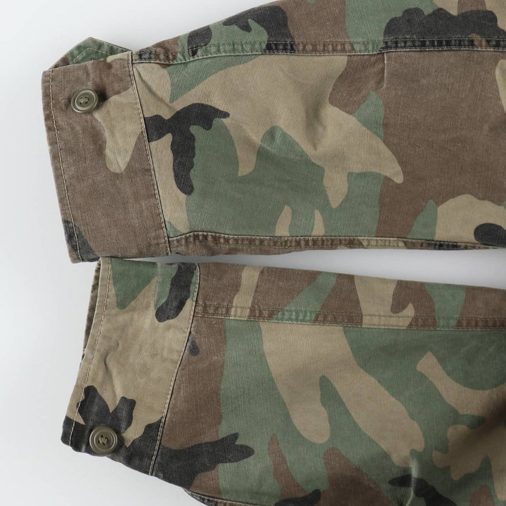 Ralph Lauren POLO by Ralph Lauren Camouflage Pattern Woodland Camo M-65 Type Military Field Jacket, Men's Size L (approx.) cotton Khaki type Vintage Second Hand