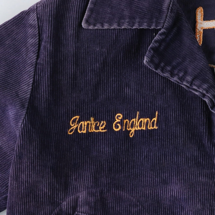 90'S FFA Jacket, Farmer's Corduroy Jacket, Men's Size S (Equivalent), Vintage cotton navy blue type Vintage Second Hand