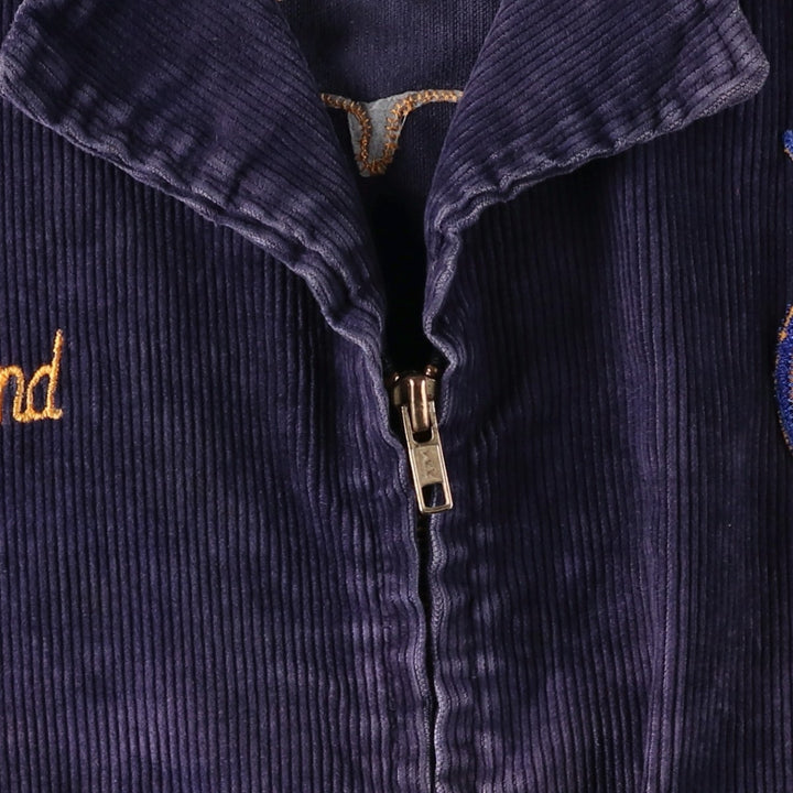 90'S FFA Jacket, Farmer's Corduroy Jacket, Men's Size S (Equivalent), Vintage cotton navy blue type Vintage Second Hand