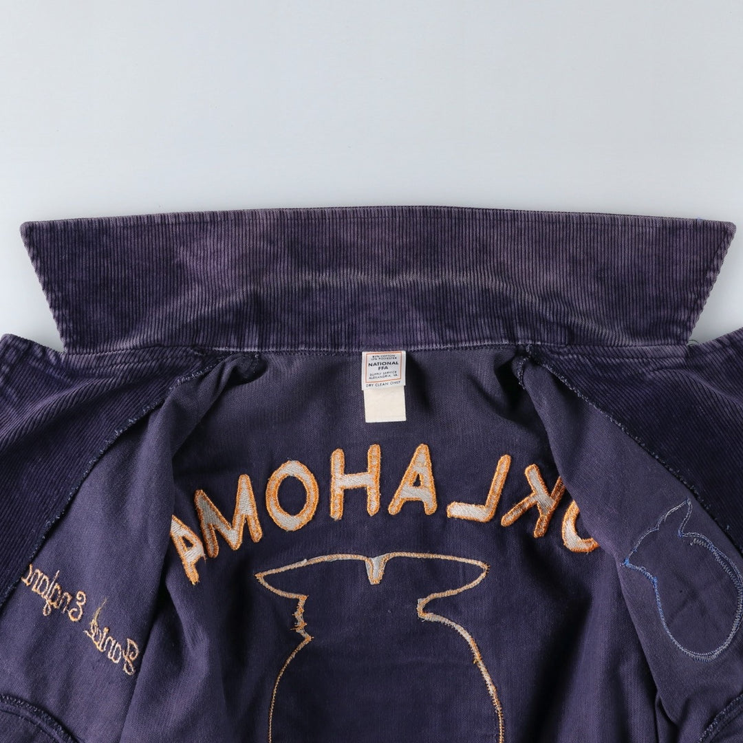 90'S FFA Jacket, Farmer's Corduroy Jacket, Men's Size S (Equivalent), Vintage cotton navy blue type Vintage Second Hand