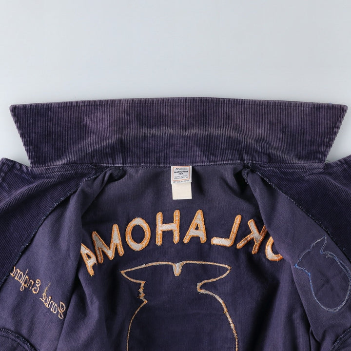 90'S FFA Jacket, Farmer's Corduroy Jacket, Men's Size S (Equivalent), Vintage cotton navy blue type Vintage Second Hand